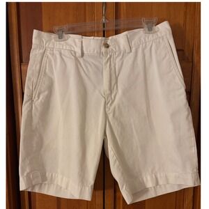 Polo Ralph Lauren Chino Shorts Casual Everyday Wear White Cotton Blend, Size‎ 32